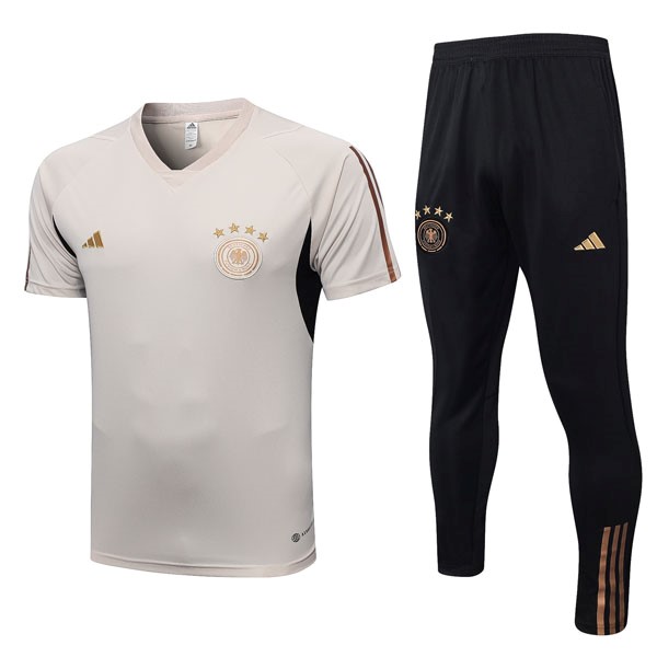 Entrenamiento Alemania Conjunto Completo 2022 2023 Gris Negro